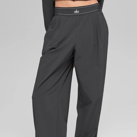 ALO Yoga Gray Women's Trousers - Picture 1 of 6